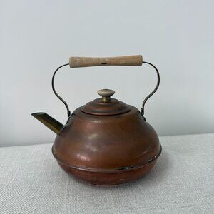 Vintage 1950s Spartan Copper Tea Kettle Pot